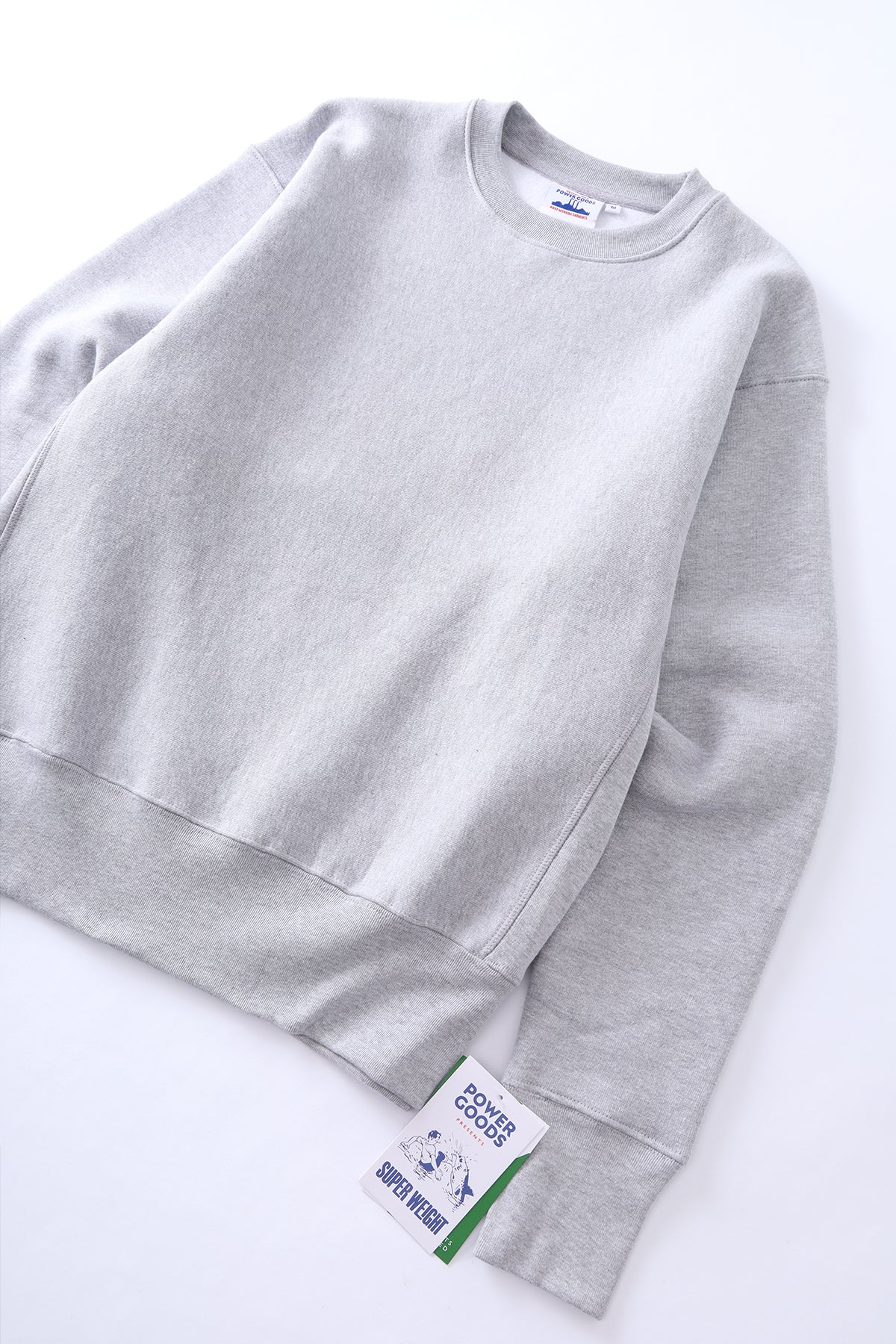Heather Grey Super Weight Crewneck