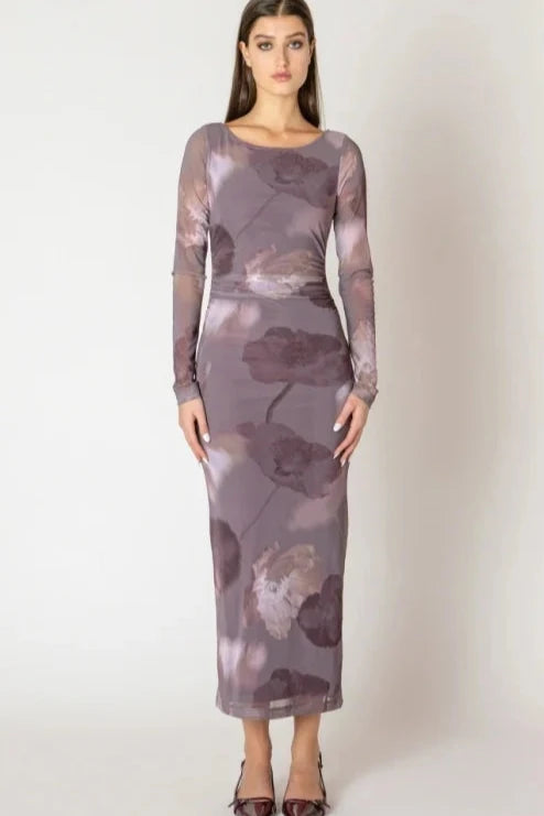 Mauve Floral Cami Dress  Purpose Boutique