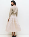 Taupe & White Francis Cardigan