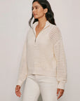 Collagen Knit 1/2 Zip Sweater