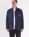 Dark Navy Canvas Chore Shirt