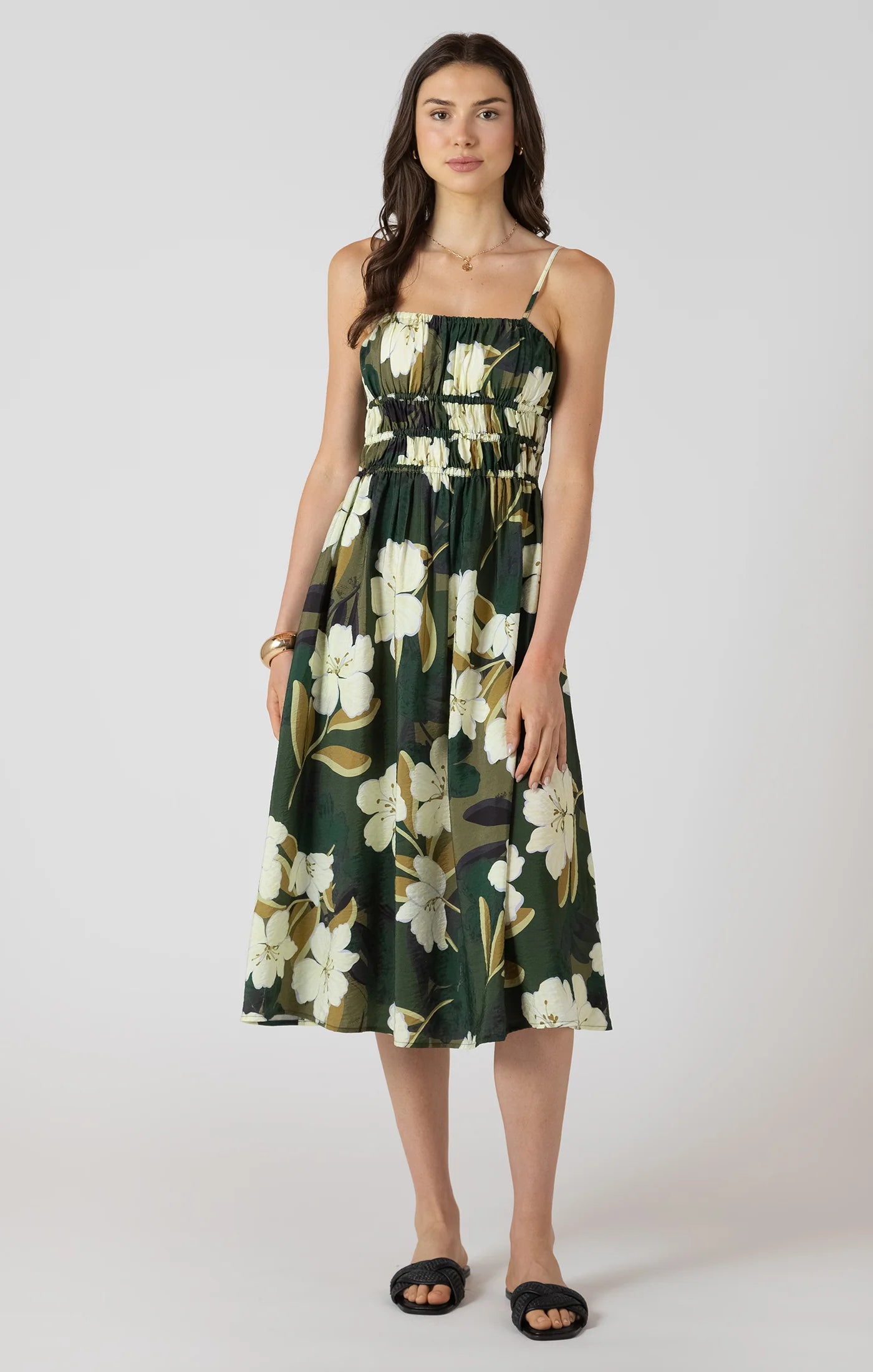 blossom midi dress Honey Blossom Midi Dress Medium / Cream