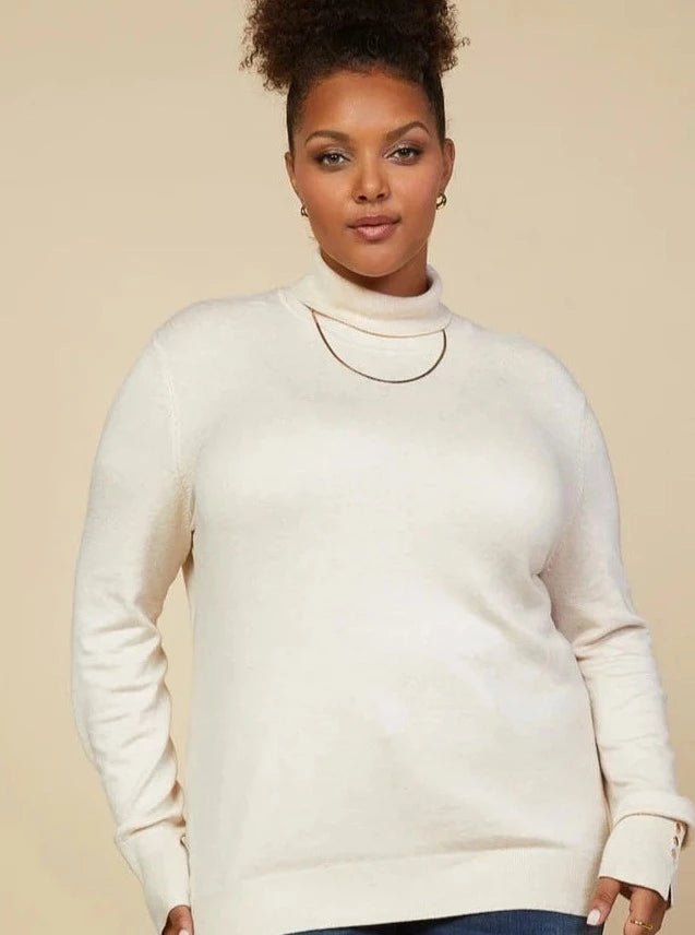 Cream Plus Reba Turtle Neck – Purpose Boutique