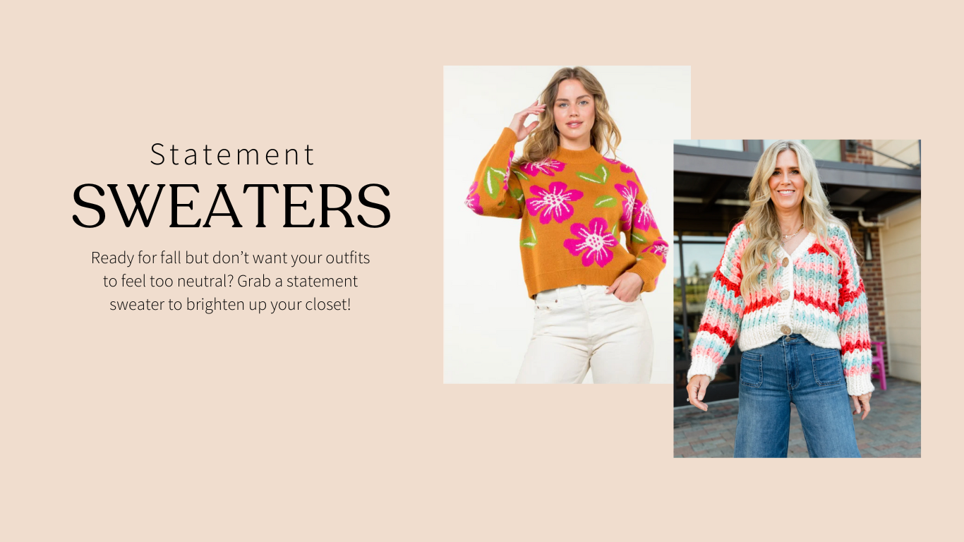 Statement Sweaters