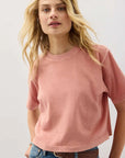 Pink Sands Relaxed Crop Tee
