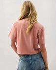 Pink Sands Relaxed Crop Tee