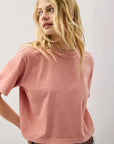 Pink Sands Relaxed Crop Tee