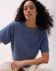 Vintage Indigo Relaxed Crop Tee