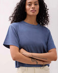 Vintage Indigo Relaxed Crop Tee