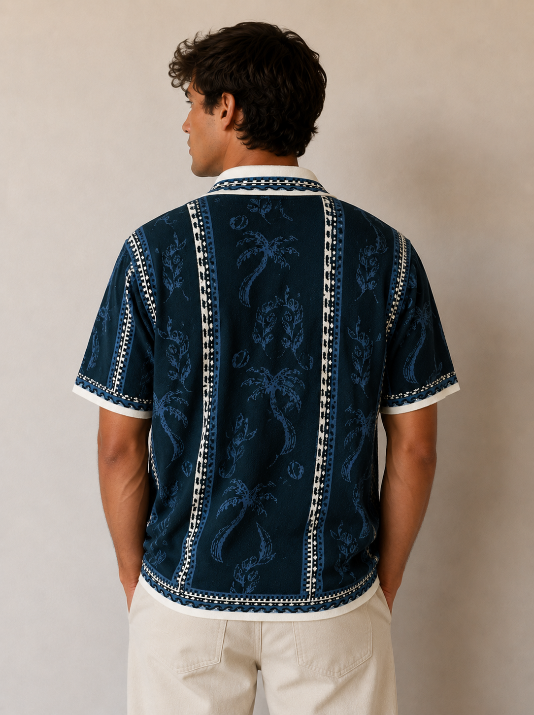 Blue Grecian Hudson Cabana Polo