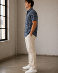 Navy Linden Short Sleeve Shirt