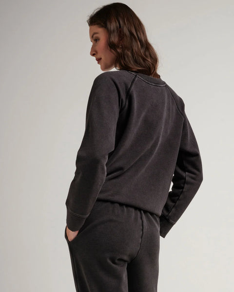 Mineral Black Rec Fleece Classic Sweater