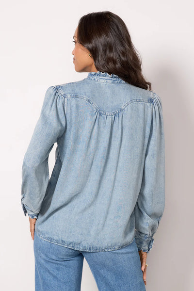 Antique Indigo Alanna Button Up