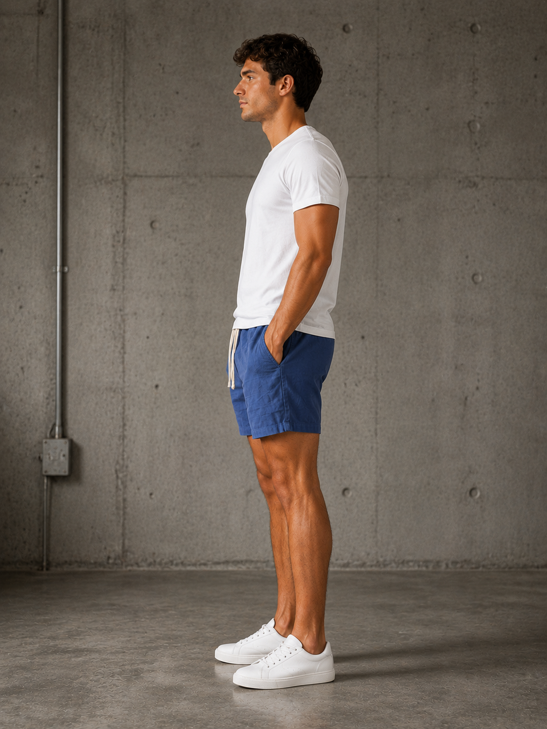 Cornflower Blue Saturday Beach Short 6"