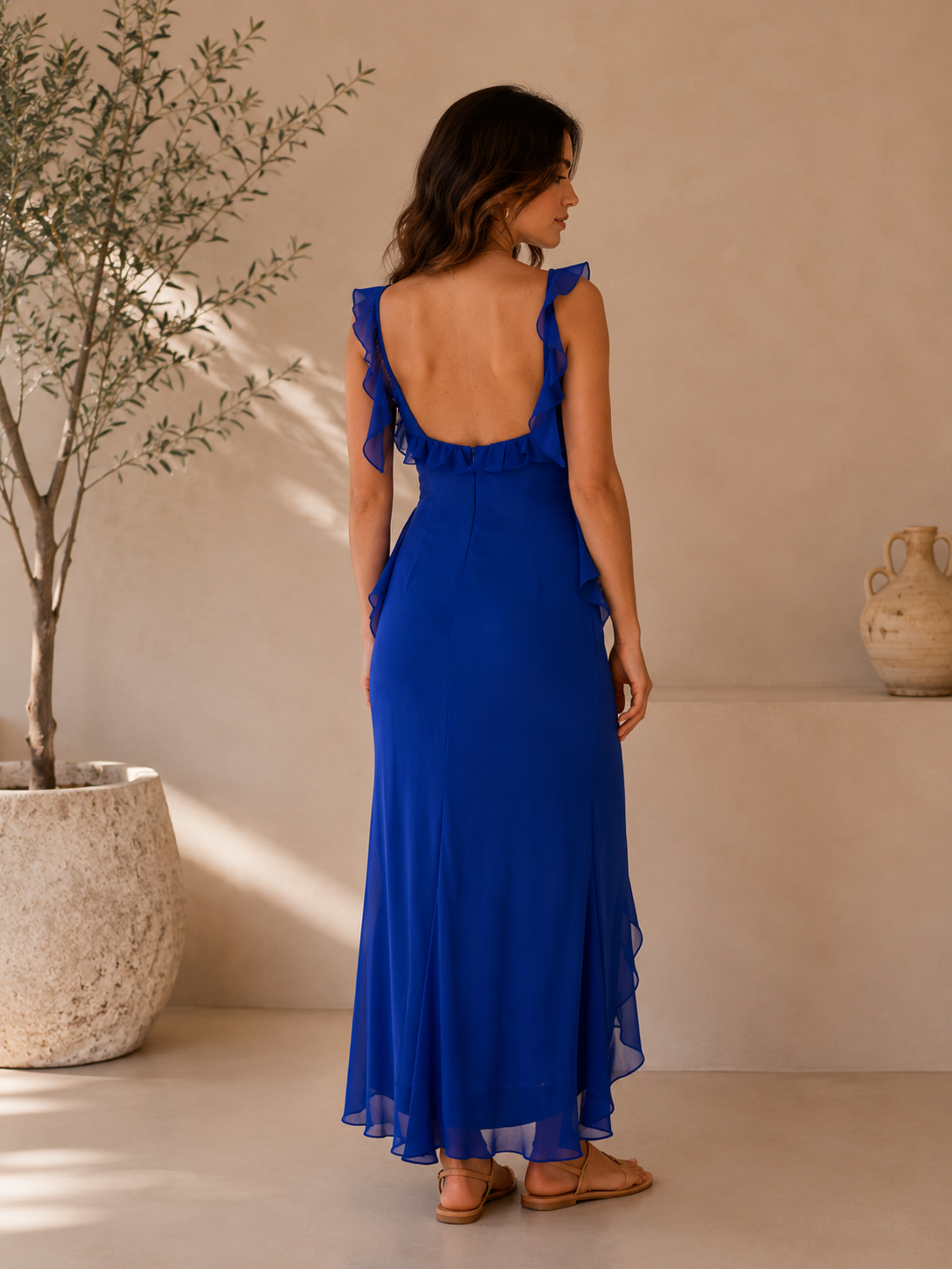 Blue Jewel Seraphina Midi Dress