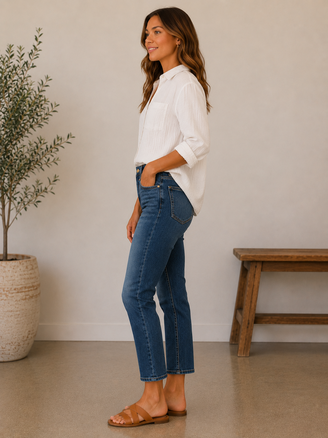 Devotee Rachael High Rise Fab Ab Mom Jean