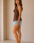 Chocolate Vinita Top