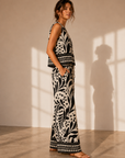 Sand & Black Donna Pants