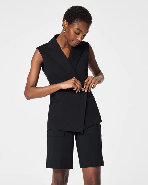 SPANX® Black Perfect Asymmetrical Top