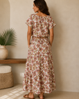 Hawaiian Meadow Floral Kirra Blouse
