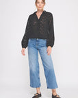 Black Marilla Button Up
