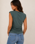 Hunter Green Shana Top