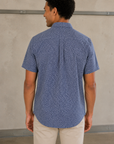 Cobalt Retro Boomerang Halyard SS Dress Shirt