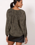 Olive Pebble Indi Top