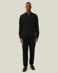 Black Marseille Hybrid Jacket