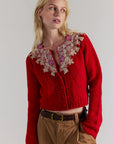 Red Pixie Cardi