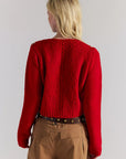 Red Pixie Cardi