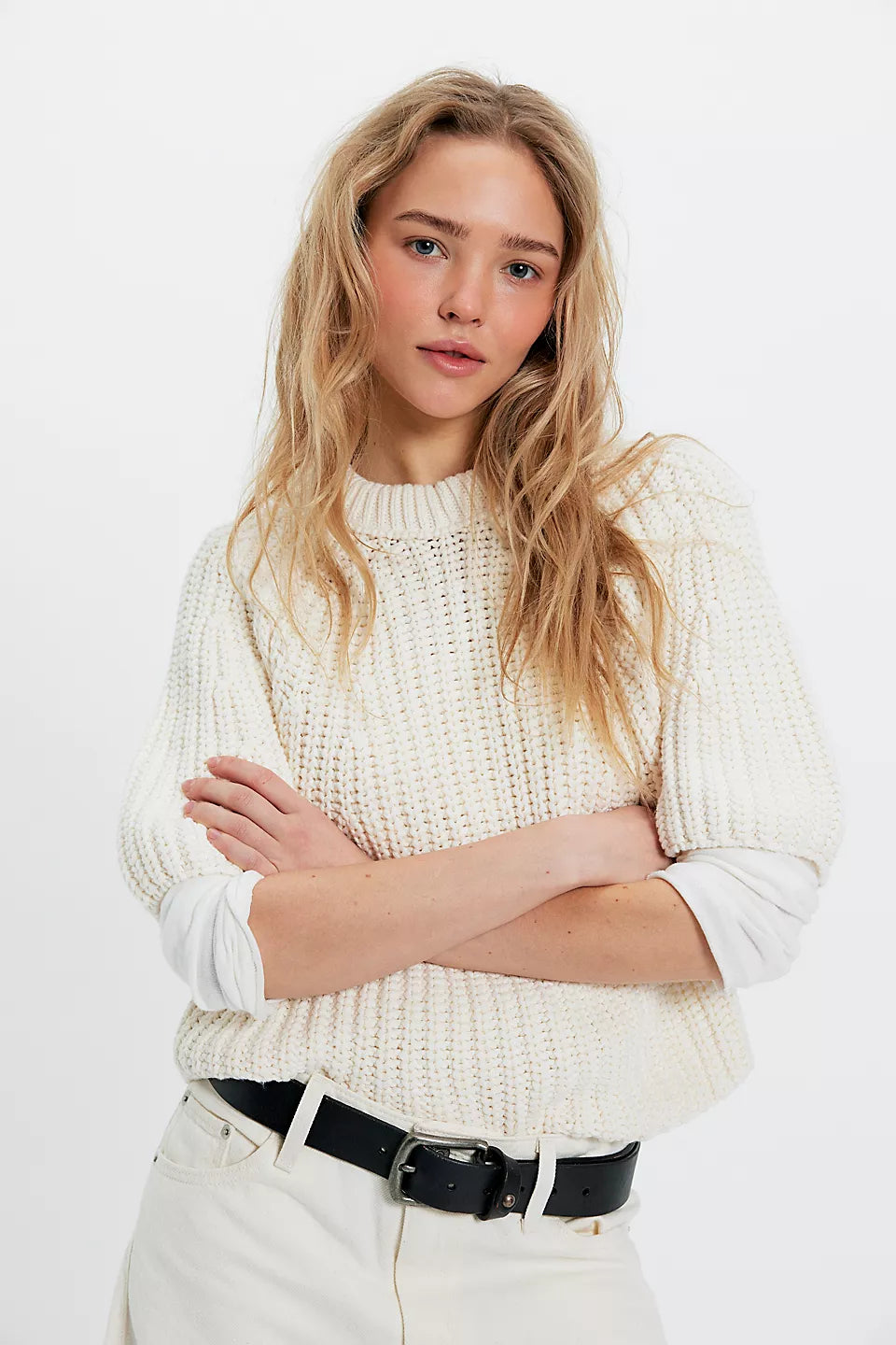 Ivory Amy Sweater Tee