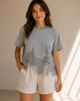 Heather Grey Bonnie Top