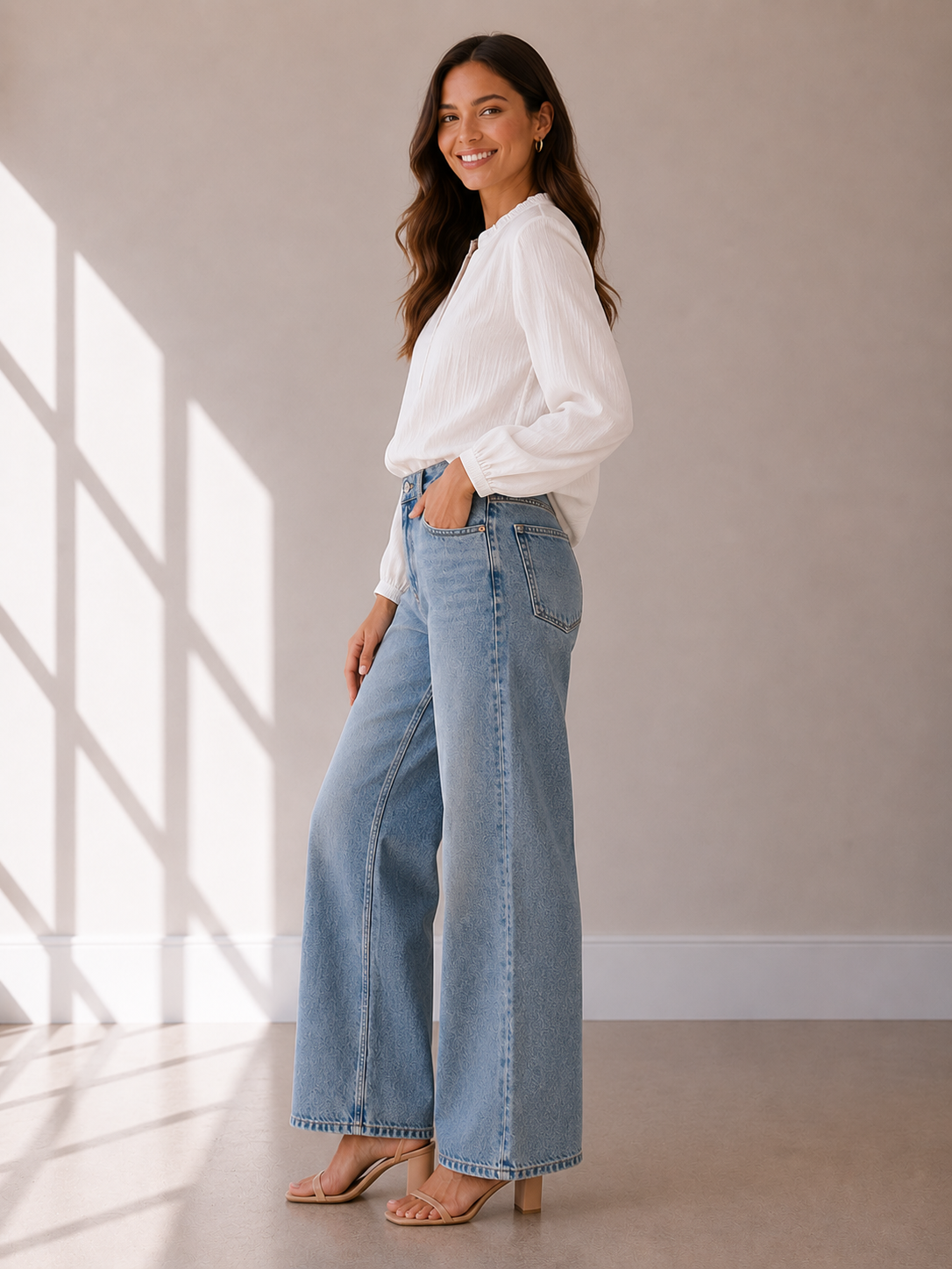 Sweet Dreams Deep Trance Dropped Boyfriend Jeans - OB1929547