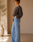Rich Soil Linen Bubble Jacket