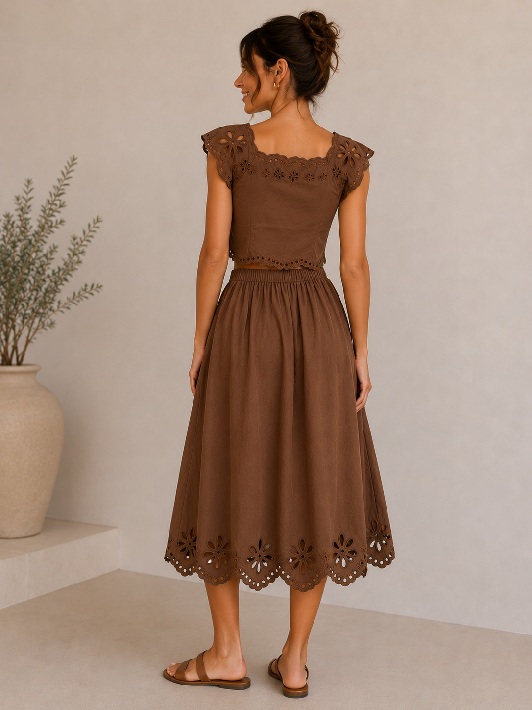 Brown Estrella Top