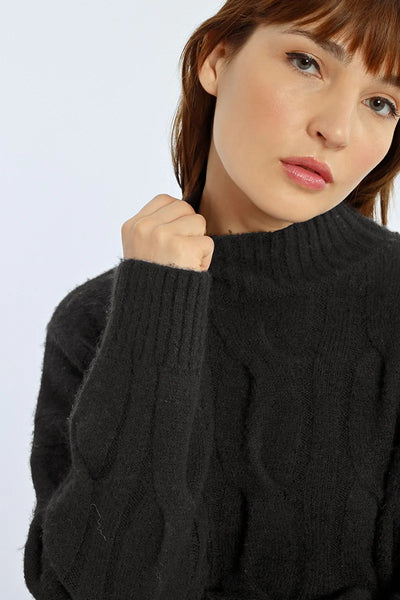 Black Delaney Sweater