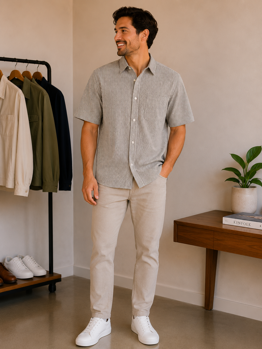 Steel Grey Keaton Short Sleeve Shirt