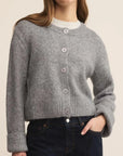 Classic Heather Grey Breen Cardigan