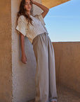 Cream Cali Crochet Top