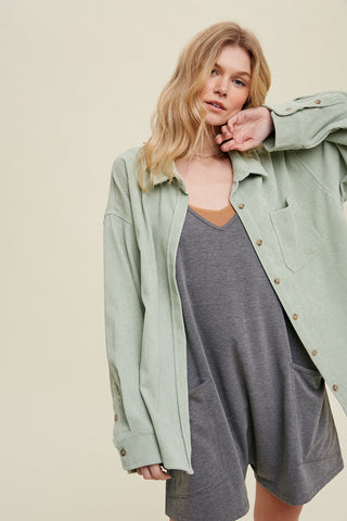 Mint Modern Shirt Jacket - WL193408