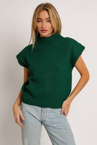 Hunter Green Sweater Top