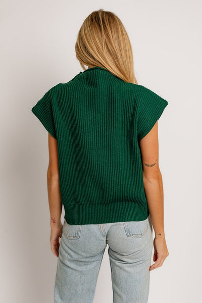 Hunter Green Sweater Top