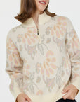 Cream Bliss Half-Zip