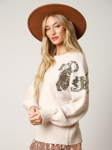 Tate Sequins Sweater