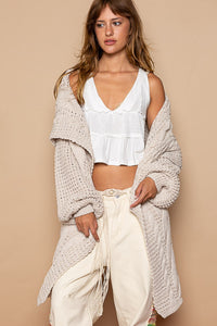 Powder Beige Cardigan