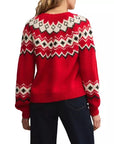 Festive Red Adornment Sweater