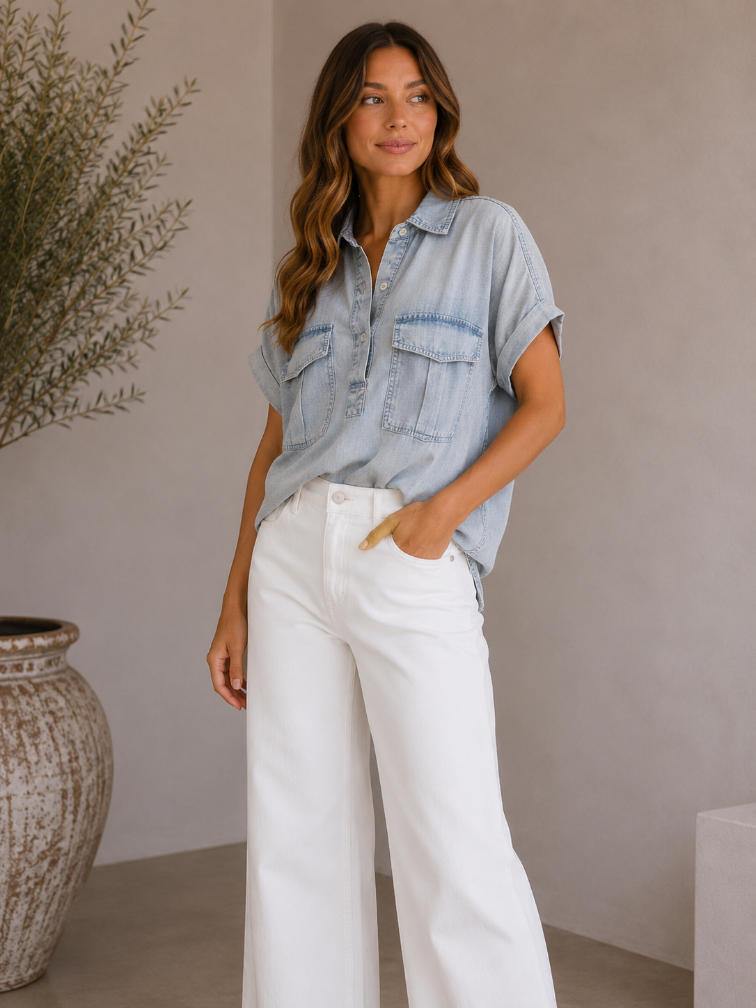 Tracy Wash Moore Top