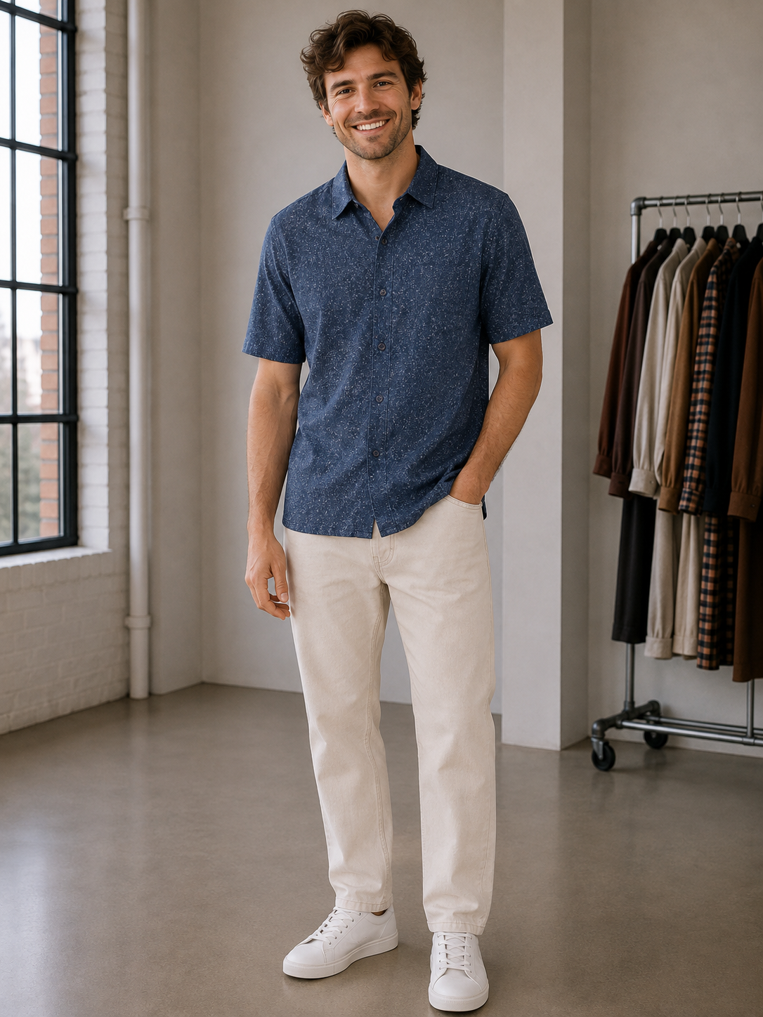 Midnight Velora Short Sleeve Shirt
