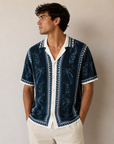 Blue Grecian Hudson Cabana Polo